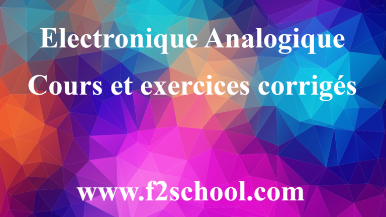Electronique-Analogique-cours-et-exercices-corrigés