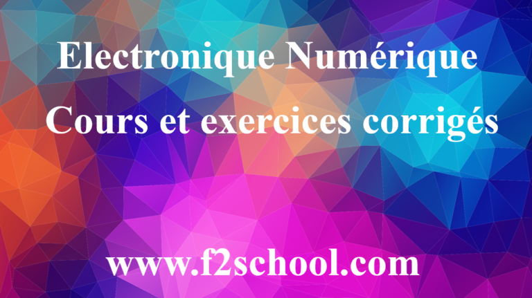 Electronique-Numérique-Cours-et-exercices-corrigés
