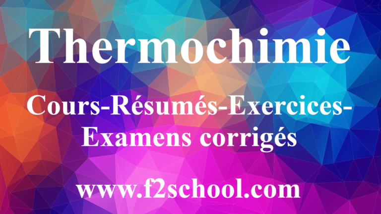 Thermochimie-Cours-Résumés-Exercices-Examens-corrigés-1